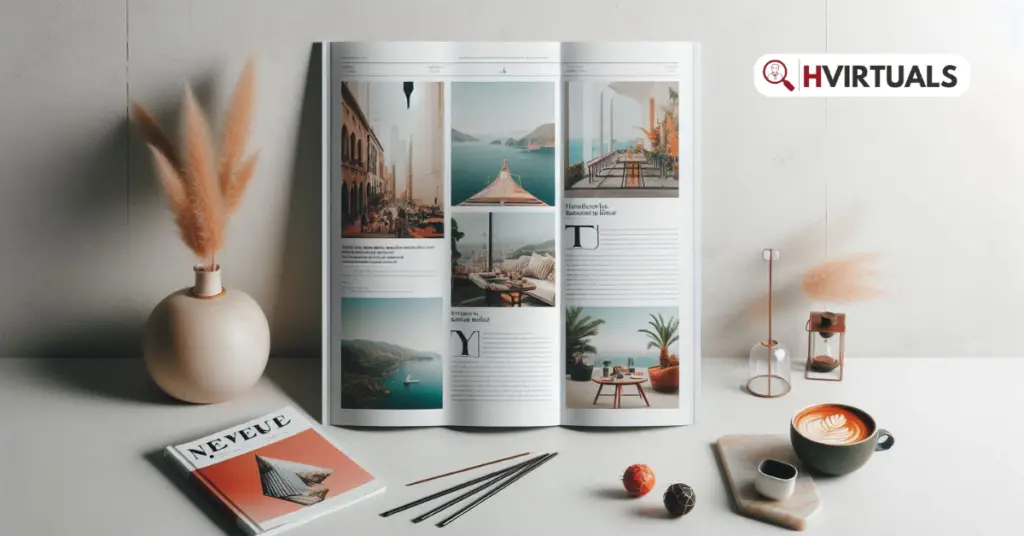 layout design of magzine